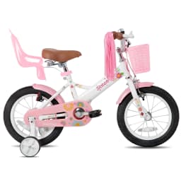 JOYSTAR Little Daisy Kids Bike for Girls Ages 2-7 Years, Bikes with Doll Bike Seat & Streamers,Bikes with Flag & Number Plate