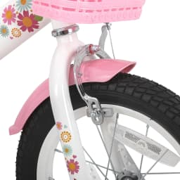 JOYSTAR Little Daisy Kids Bike for Girls Ages 2-7 Years, Bikes with Doll Bike Seat & Streamers,Bikes with Flag & Number Plate