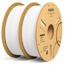 ELEGOO 1.75mm PLA+ Filament 2KG Set Plastic 3D PLA for Most FDM 3D Printers Dimensional Accuracy +/- 0.02mm 2pcs*1kg PLA+ Set