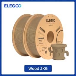 ELEGOO 1.75mm PLA+ Filament 2KG Set Plastic 3D PLA for Most FDM 3D Printers Dimensional Accuracy +/- 0.02mm 2pcs*1kg PLA+ Set