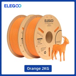 ELEGOO 1.75mm PLA+ Filament 2KG Set Plastic 3D PLA for Most FDM 3D Printers Dimensional Accuracy +/- 0.02mm 2pcs*1kg PLA+ Set