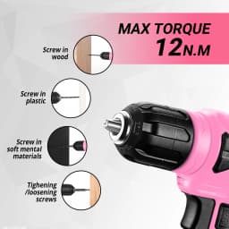 DEKO 126Pcs Power Tool Combo Kits with 8V Cordless Drill,10MM 3/8'' Keyless Chuck,Professional Home Household DIY Hand Tool Kits