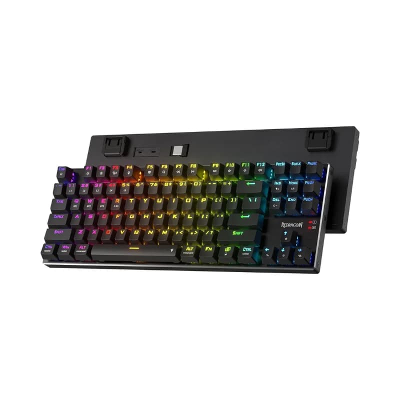 Redragon K556 PRO TKL Wireless RGB Gaming Keyboard 80% 87 Keys BT/2.4Ghz Tri-Mode Hot-Swap Mechanical Keyboard