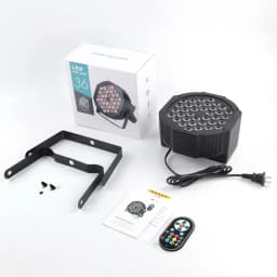 U'King 4PCS/8PCS 36LED Par Lights RGB LED DJ Stage Light with Remote Control DMX512 Sound Activated for Party Stage Effect Light