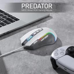 Redragon M612 RGB Gaming 8000 DPI Wired Optical Gamer Mouse 9 Programmable Buttons & 5 Backlit Modes