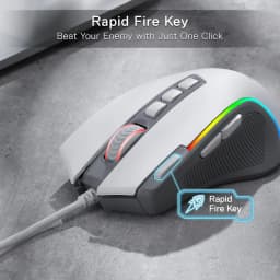 Redragon M612 RGB Gaming 8000 DPI Wired Optical Gamer Mouse 9 Programmable Buttons & 5 Backlit Modes