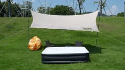 JHK Queen Twin Size Air Mattress Blow Up Double Height Non-Slip Bottom Weight Capacity 660 lbs Air Bed for Bed Home or Camping