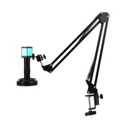 YIZHAN Digital Microscope 4K FULL HD HDMI VGA 1080P Industrial Camera C-Mount Via Type Measurement 150x Lens For Soldering Phone