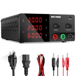 30V 30A 20A 60V 10A Lab Bench Power Supply 900W Digital Adjustable Regulated DC Power Supply Variable Voltage Shipping From USA