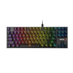 Redragon K660 (K556 TKL) RGB LED Backlit Wired 104 Keys Hot-Swap Noise Absorbing Foams Mechanical Gaming Keyboard, Red Switch