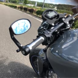 1 Pair Universal Motorcycle 7/8" Handle Bar End Rearview Side Mirrors For Ducati Honda Yamaha Rear View Mirrors Aluminum