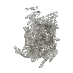50PCS WS2812D RGB Diode Lamp Beads Direct Insert F5MM Integrated IC Light Emitting Diode Round Head Transparent Mist Surface
