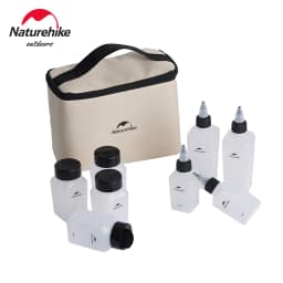 Naturehike Seasoning Jar 8pcs Spice Container Set Portable Outdoor Picnic Seasoning Bottle Camping Cookware Set Seasoning Bottle