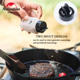 Naturehike Seasoning Jar 8pcs Spice Container Set Portable Outdoor Picnic Seasoning Bottle Camping Cookware Set Seasoning Bottle