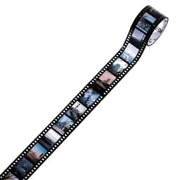 25mm*2m Retro Film Theme PET Tapes DIY Scrapbooking Collage Stationery Decor Journalling Materials Ins Adhesive Tapes
