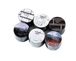 25mm*2m Retro Film Theme PET Tapes DIY Scrapbooking Collage Stationery Decor Journalling Materials Ins Adhesive Tapes