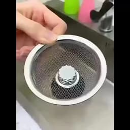 Wholesale Kitchen Sink Strainers with Handle Stopper Sink Drain Basket Stainless Steel Mesh Filter Waste Hole Trap Strainer