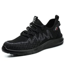 48 Size Unisex Work Safety Shoes Steel Toe Cap Light Breathable Sneaker For Men Anti-smash And Anti-puncture Safety Sneakers