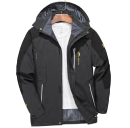 Men's Waterproof Hiking Jacket Large Size Windproof Windbreaker Camping Hunting Running Trekking Fishing Coat Men Outdoor