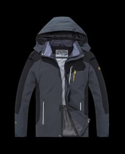 Men's Waterproof Hiking Jacket Large Size Windproof Windbreaker Camping Hunting Running Trekking Fishing Coat Men Outdoor