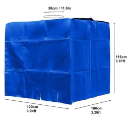 4 Colors IBC Outdoor Cover for Rain Water Tank 1000 Liters Container Foil Waterproof Anti-Dust Cover Sun Protection Oxford Cloth