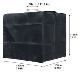 4 Colors IBC Outdoor Cover for Rain Water Tank 1000 Liters Container Foil Waterproof Anti-Dust Cover Sun Protection Oxford Cloth