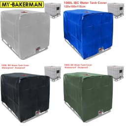 4 Colors IBC Outdoor Cover for Rain Water Tank 1000 Liters Container Foil Waterproof Anti-Dust Cover Sun Protection Oxford Cloth