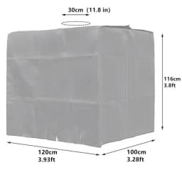 4 Colors IBC Outdoor Cover for Rain Water Tank 1000 Liters Container Foil Waterproof Anti-Dust Cover Sun Protection Oxford Cloth