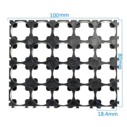 10PCS 4x5 Cell Holder 18650 Lithium Battery Case Holder Batteries Pack Plastic Holder Bracket for 18650 Battery Pack Storage