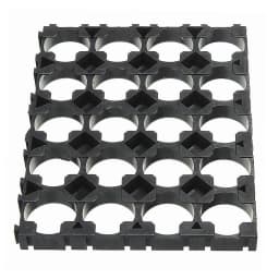 10PCS 4x5 Cell Holder 18650 Lithium Battery Case Holder Batteries Pack Plastic Holder Bracket for 18650 Battery Pack Storage