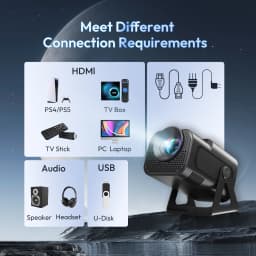 XGODY 4K Projector 1080P Full HD Smart HD LED 5G WiFi Bluetooth 12000L HDMI USB Android Home Theater