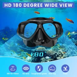 Scuba Optical Tempered Glasses Diving Mask Adults Myopia Swimming Googles Nearsighted Lenses Short-Sighted Silicone Skirt