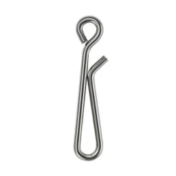 DNDYUJU 30/50/100pcs Stainless Steel Fishing Lure Snap Fishing Swivel Quick Buckle Fishing Barrel Swivel Pin Fishing Accessories