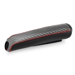 Carbon Fiber Car Leather Handbrake Cover Protective Sleeve Hand Brake Protection Car Interior Accessories