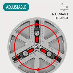 Adjustable Multifunctional Universal Hole Opener Diameter Woodworking Hole Adjustable Opener Diameter Hole Saw 45mm-130mm