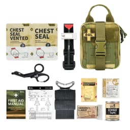 Rhino Rescue EDC Pouch First Aid Kit Tactical Survival Trauma Kit Molle Utility Tool Pouches For Camping Hiking