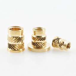 Copper Threaded Nut Inserts M2 M2.5 M3 M4 M5 M6 M8 Notebook 3D Print Flange T-Nuts Knurled Thread Hot Melt Heating Insert Nuts