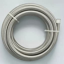 1M-6M AN4 AN6 AN8 AN10 AN12 Universal Car Fuel Hose Oil Gas Cooler Hose Line Pipe Tube Stainless Steel Braided Inside CPE Rubber