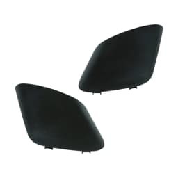 L/R Rearview Mirror Cover For Fiat Grand Punto 735596884 Rear View Mirror Cover Black Car Side Door Rearview Cap Car Accessories