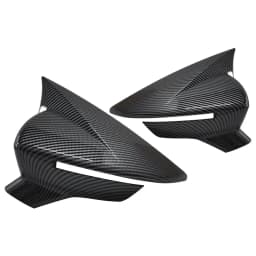 2pcs Car Side Door Rear View Mirror Cover Cap Add on For SEAT Leon MK3 5F ST FR Cupra Ibiza Mk5 Arona KJ7 2017-2020