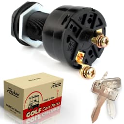 Roykaw Golf Cart Ignition Key Switch Starter Switch for Club Car DS 1996-up 36/48 V, OEM# 101826201
