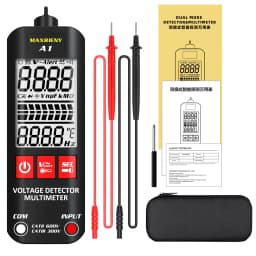 A1 Voltage Tester Smart Digital Multimeter Non-Contact Electrician Pen Detector Voltmeter Ac Live Wire Test Ohm Hz NCV Meter