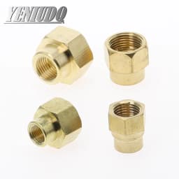 1pcs 1/8 1/4 3/8 1/2 " BSP Female x Female Thread Brass Pipe Fittings Hex Nut Rod Connector Coupling
