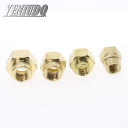 1pcs 1/8 1/4 3/8 1/2 " BSP Female x Female Thread Brass Pipe Fittings Hex Nut Rod Connector Coupling