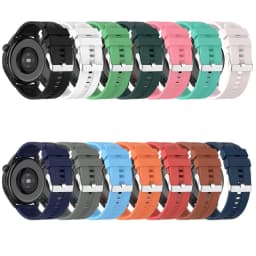 22MM Silicone WatchBand Strap For Huawei Watch GT 1 GT 2 46mm Smart Wristband For Polar Grit X / Vantage M Bracelet WirstStrap
