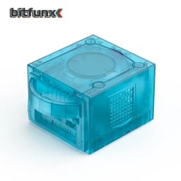 Bitfunx Gamecube NGC Replacement Shell Transparent Case for Gamecube NGC GC Game Console