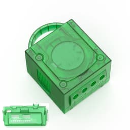Bitfunx Gamecube NGC Replacement Shell Transparent Case for Gamecube NGC GC Game Console