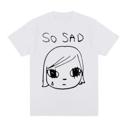 Yoshitomo Nara Sad Vintage T-shirt Japan Party Cotton Men T Shirt New Tee Tshirt Womens Tops