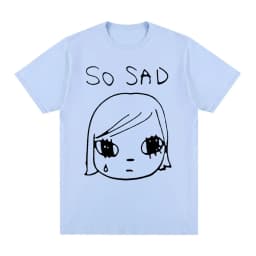 Yoshitomo Nara Sad Vintage T-shirt Japan Party Cotton Men T Shirt New Tee Tshirt Womens Tops