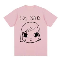 Yoshitomo Nara Sad Vintage T-shirt Japan Party Cotton Men T Shirt New Tee Tshirt Womens Tops